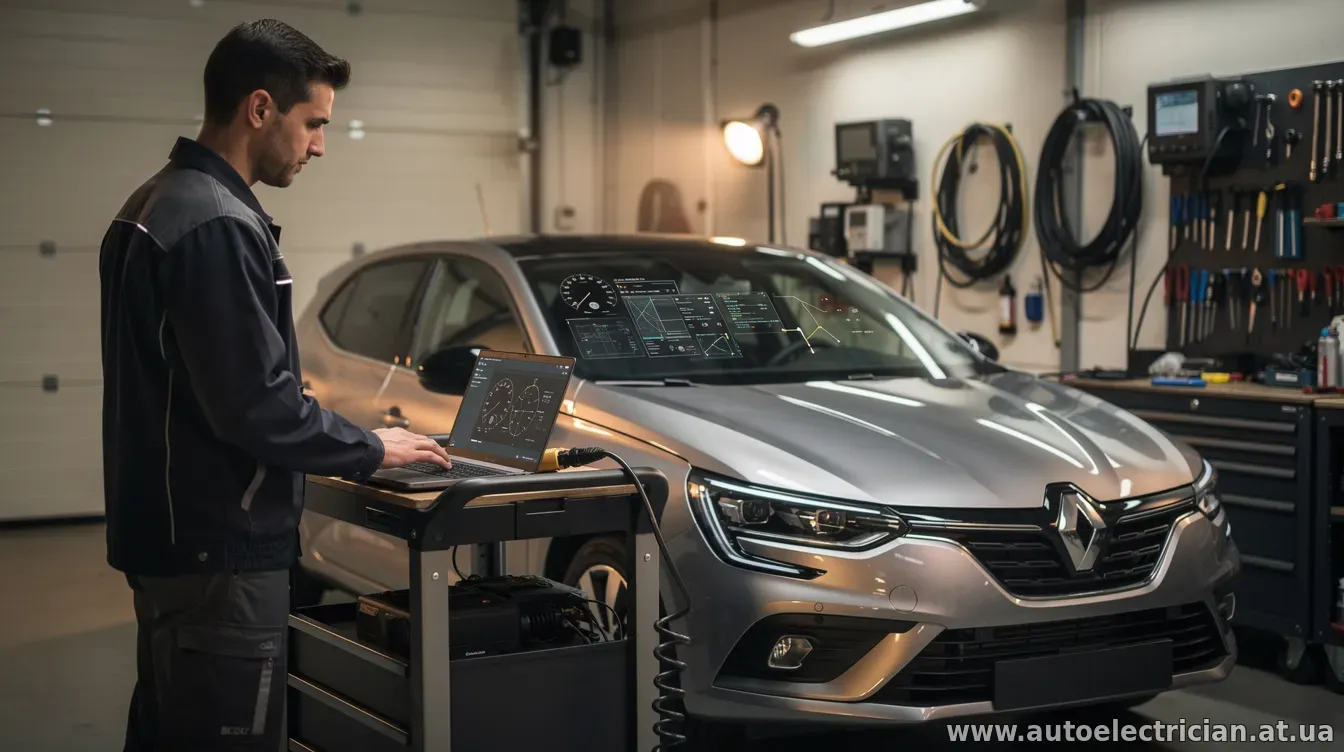 Автоэлектрик, специализирующийся на диагностике Renault